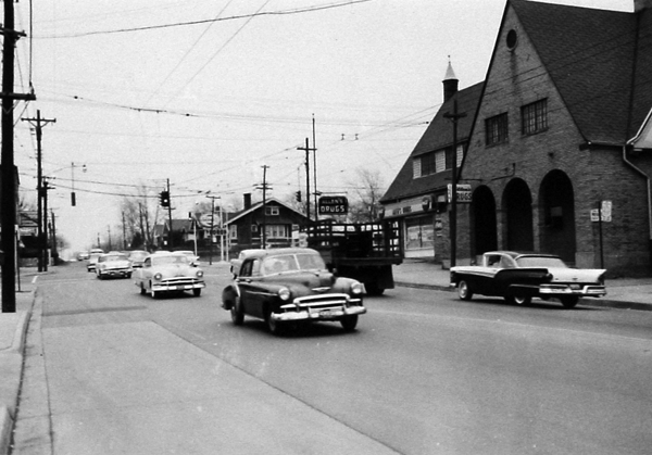 Linden Avenue looking East towards Smithville 1958